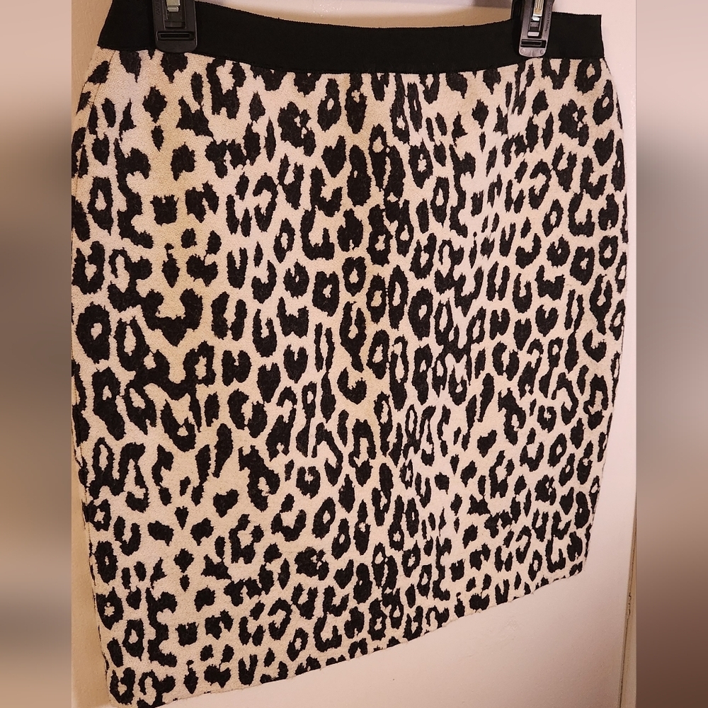 Ann Taylor Leopard Print Women's Skirt